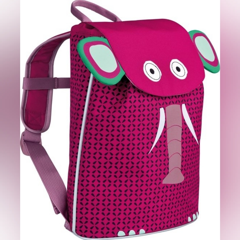LÄSSIG Pink Elephant Mini Duffle Backpack